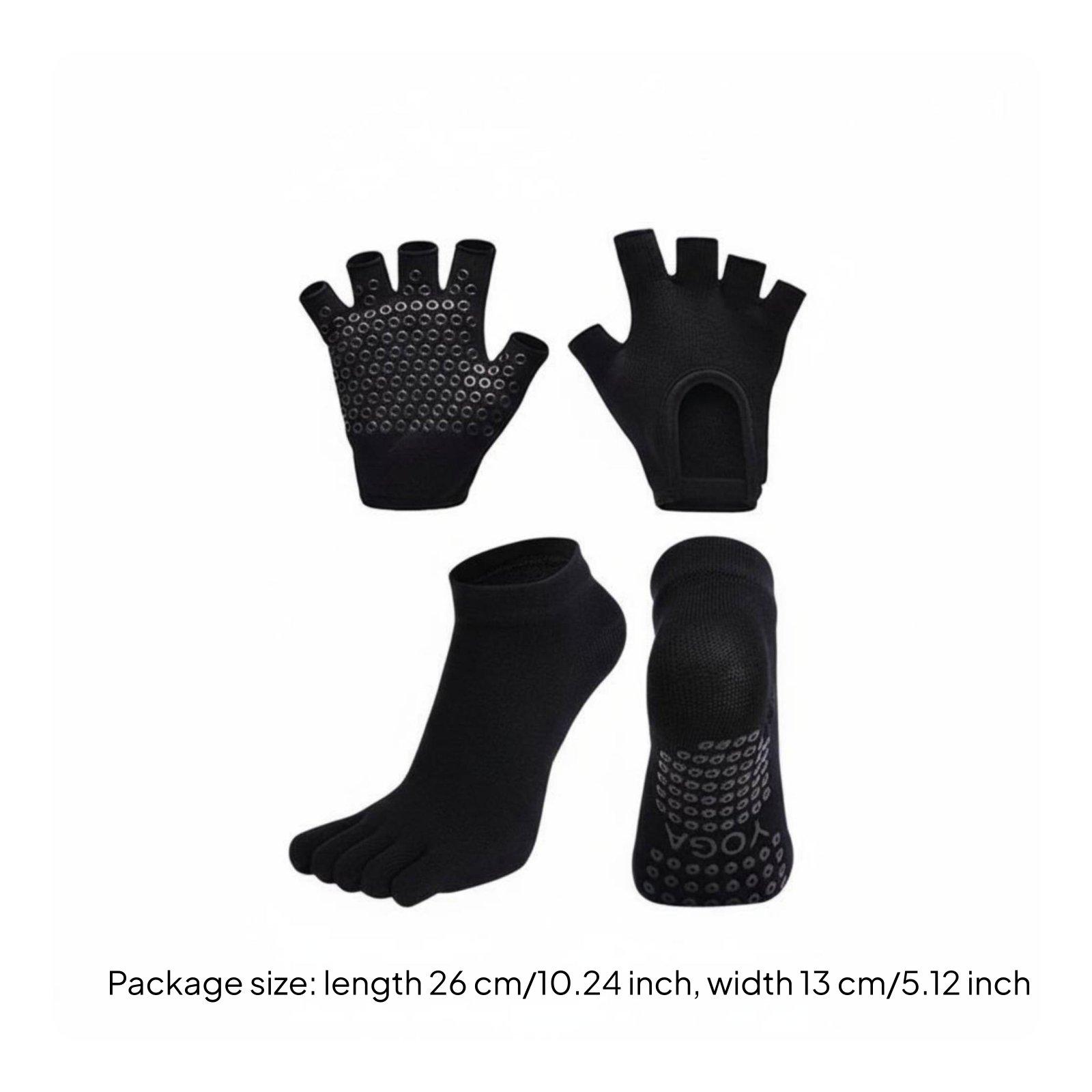 Pilates Yoga Grip Socks - ถุงเท้าพิลาทิสสำหรับผู้หญิง ถุงเท้ากันลื่นสำหรับโยคะ ถุงเท้ากีฬาระบายอากาศสำหรับผู้หญิง ใช้สำหรับการฝึกออกกำลังกาย