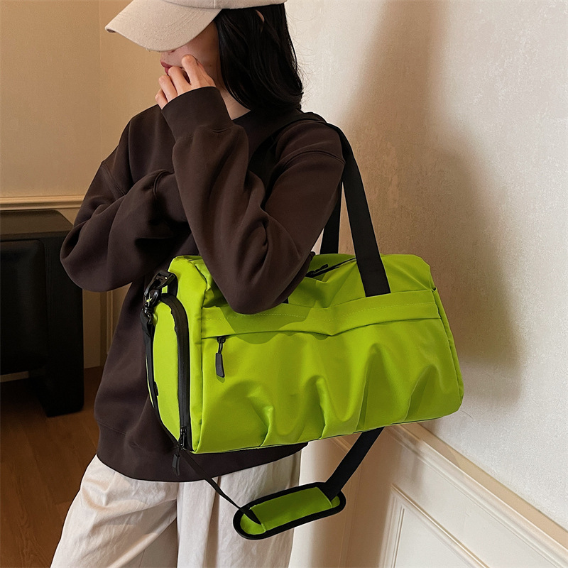 Pilates Yoga Bag - กระเป๋าเดินทางสำหรับผู้ชาย, ความจุขนาดใหญ่, น้ำหนักเบา, กระเป๋าถือสำหรับผู้ชาย, กระเป๋าเป้สะพายหลังสำหรับผู้หญิง, กระเป๋าใส่ของสำหรับออกกำลังกาย