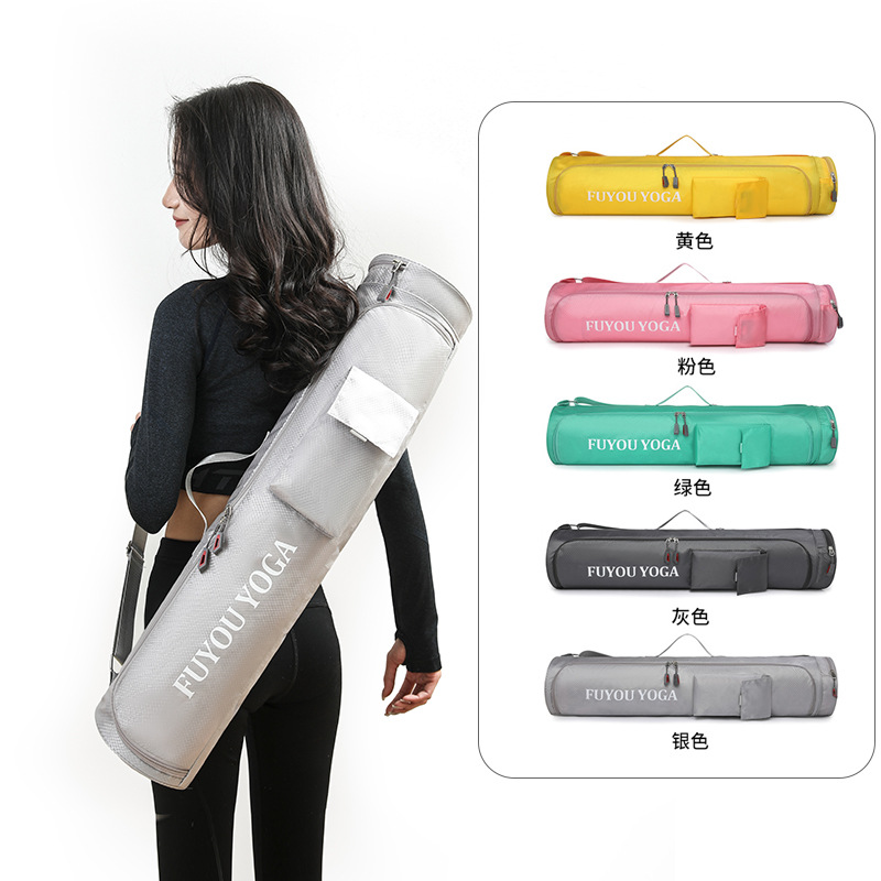 Pilates Yoga Bag - กระเป๋าใส่เสื่อโยคะความจุขนาดใหญ่ น้ำหนักเบา กันน้ำ กระเป๋าสะพายข้างสำหรับออกกำลังกาย แฟชั่น กระเป๋าหลายช่อง