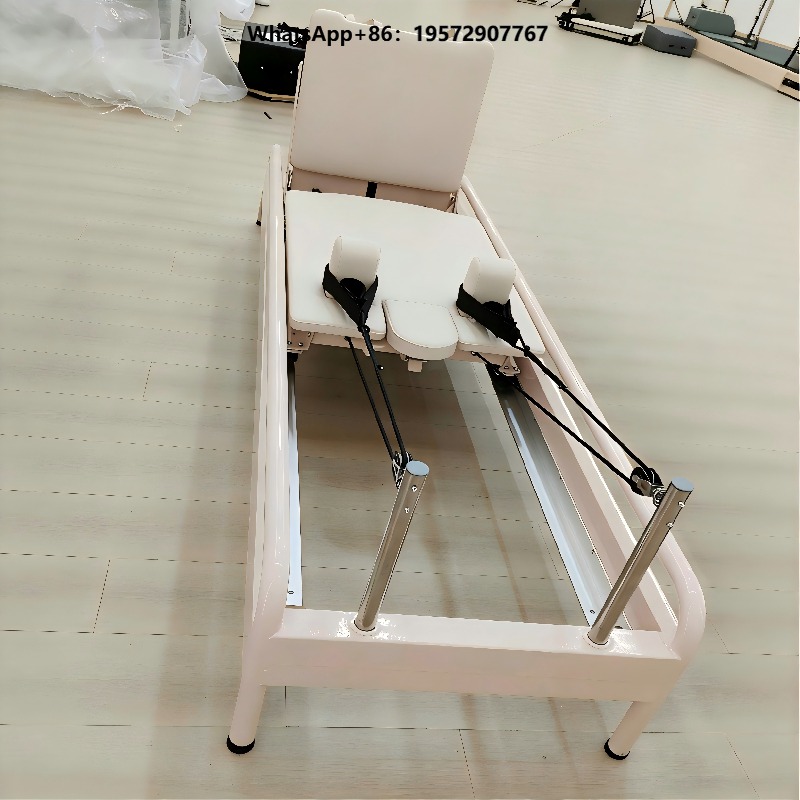 Pilates Yoga Or - เตียงพิลาทิส รีฟอร์มเมอร์สำหรับผู้หญิง, โครงสร้างแข็งแรง - เหมาะสำหรับการกระชับสัดส่วน, เสริมสร้างความแข็งแรงของแกนกลางลำตัว