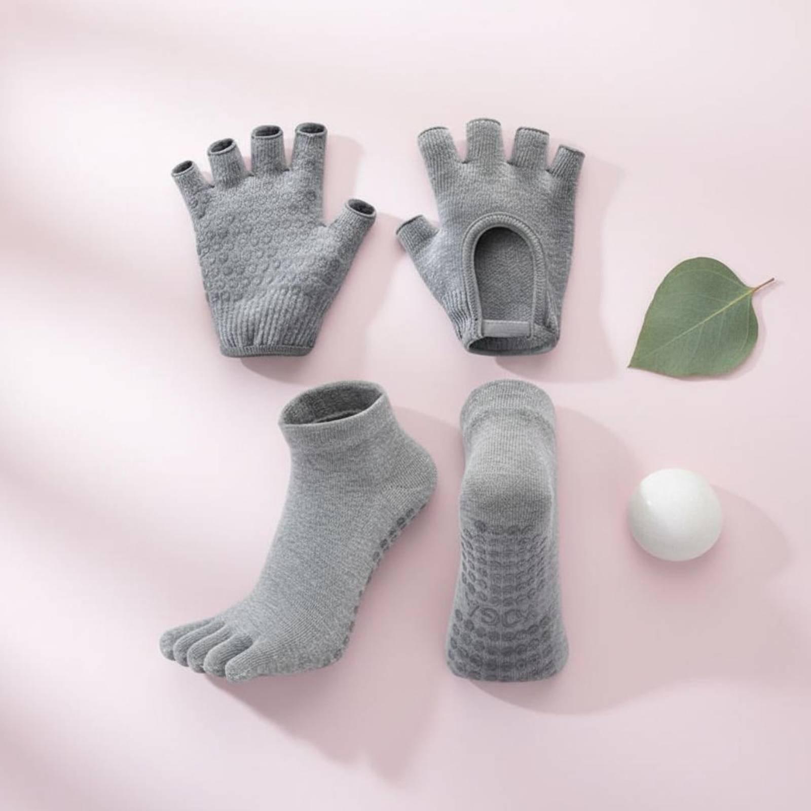 ถุงเท้าพิลาทิสสำหรับผู้หญิง ถุ - Pilates Yoga Grip Socks บทวิจารณ์และราคา