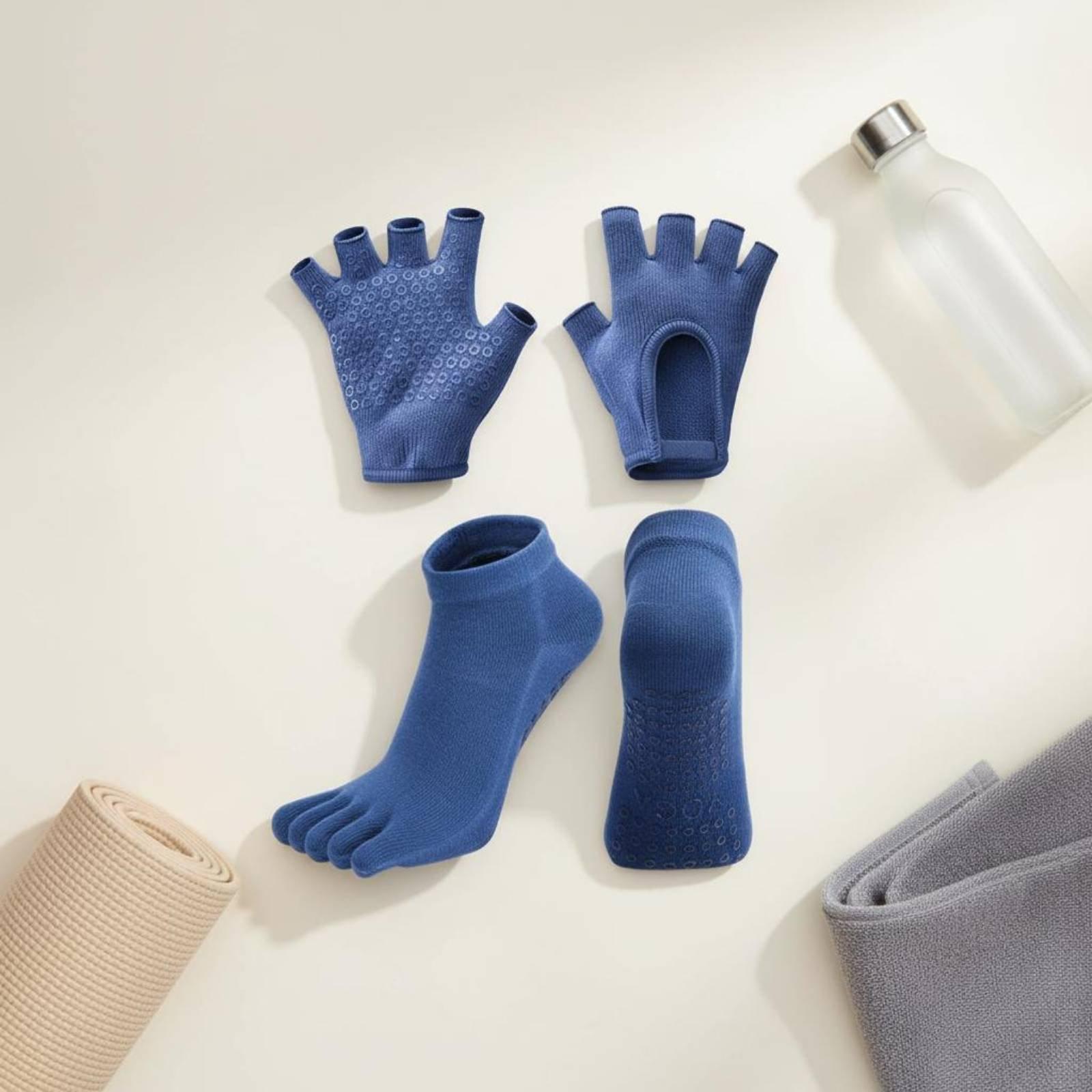 ถุงเท้าพิลาทิสสำหรับผู้หญิง ถุ - Pilates Yoga Grip Socks บทวิจารณ์และราคา