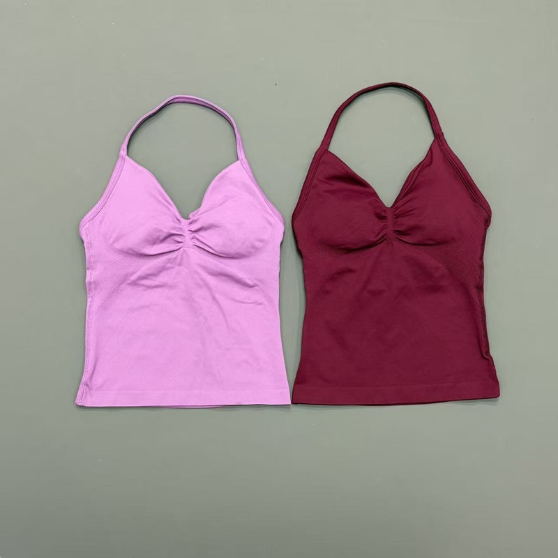 เสื้อกล้ามกีฬาผู้หญิงแบบไร้ตะเ - Yoga Strap Cotton บทวิจารณ์และราคา