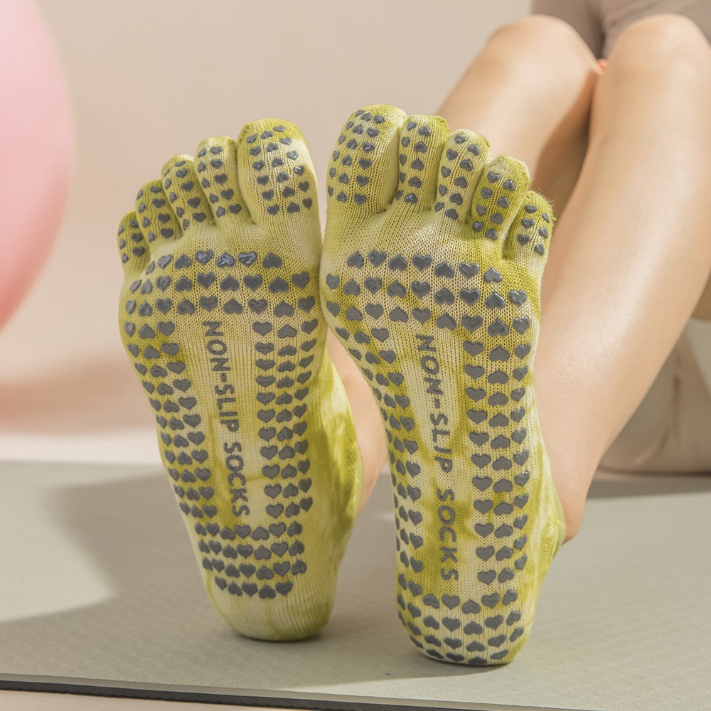 ถุงเท้าผู้หญิงแบบห้านิ้วสำหรับ - Pilates Yoga Grip Socks บทวิจารณ์และราคา