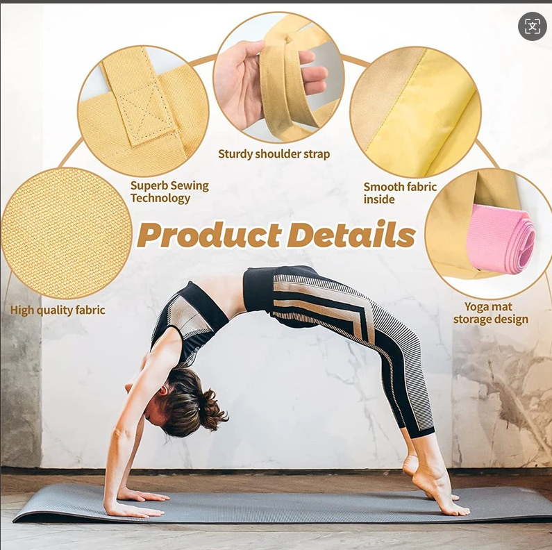 กระเป๋าโยคะอเนกประสงค์ กระเป๋า - Pilates Yoga Bag บทวิจารณ์และราคา