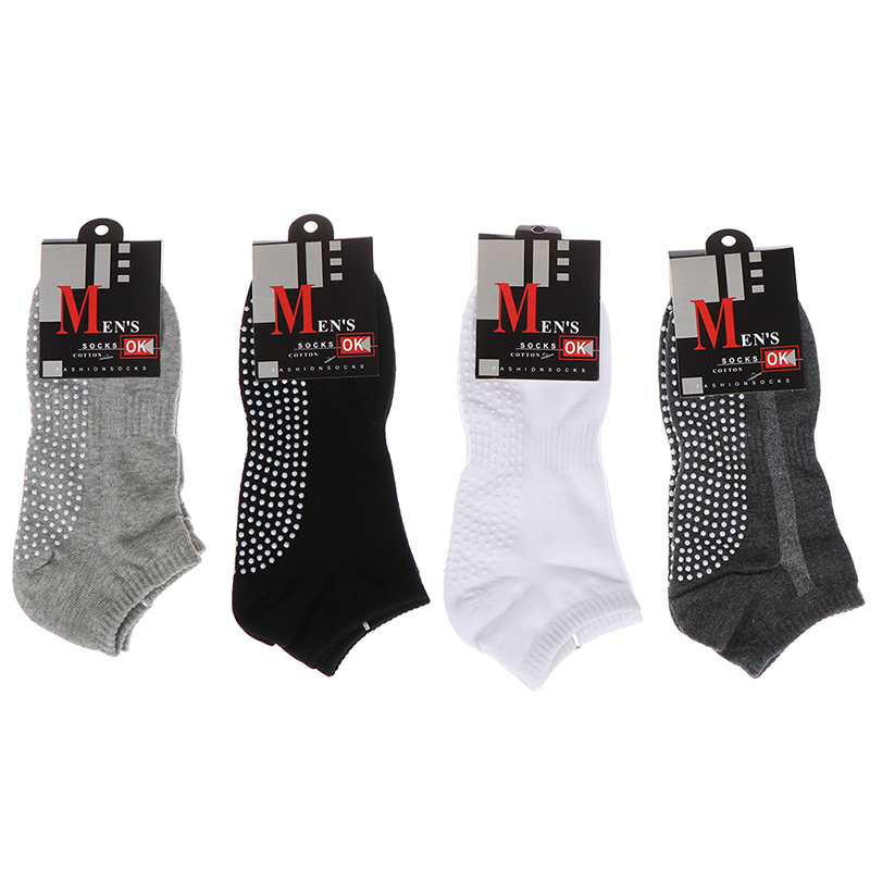 ใหม่ 1 คู่คุณภาพสูงผ้าฝ้ายผู้ช - Pilates Yoga Grip Socks บทวิจารณ์และราคา