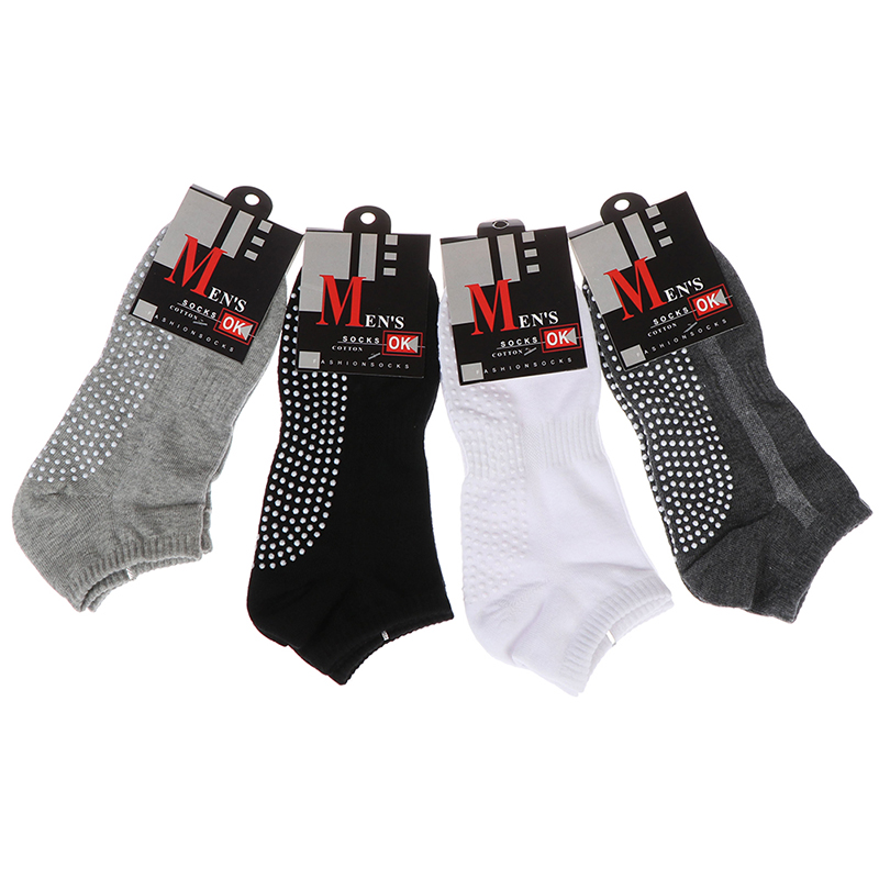 ใหม่ 1 คู่คุณภาพสูงผ้าฝ้ายผู้ช - Pilates Yoga Grip Socks บทวิจารณ์และราคา