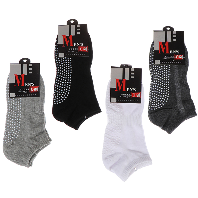 ใหม่ 1 คู่คุณภาพสูงผ้าฝ้ายผู้ช - Pilates Yoga Grip Socks บทวิจารณ์และราคา