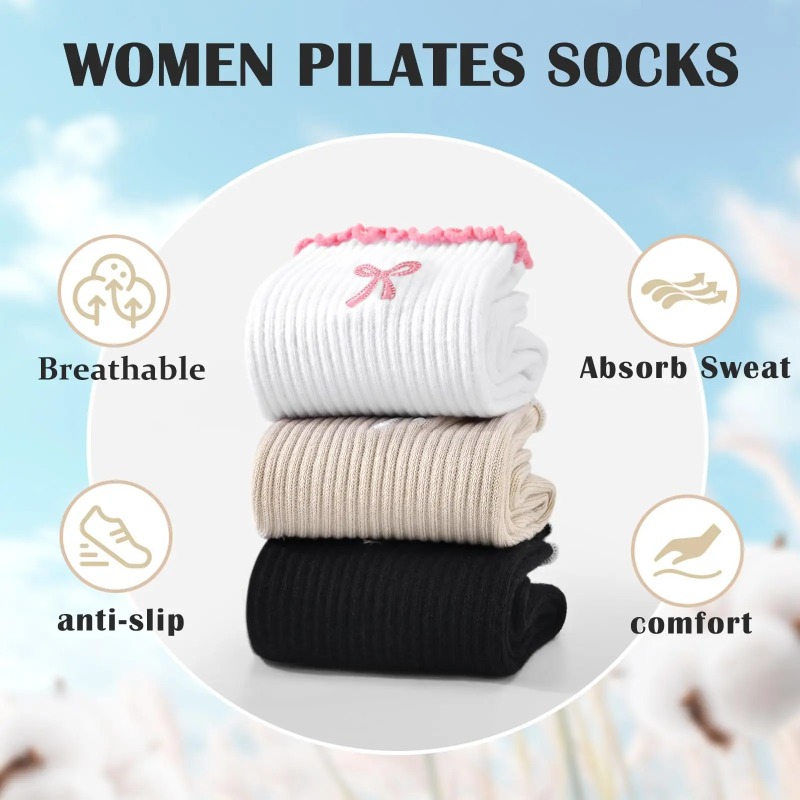 ถุงเท้าโยคะมืออาชีพ สายรัดผ้าฝ - Yoga Strap Cotton บทวิจารณ์และราคา