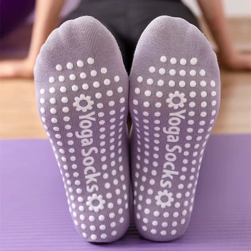 Breathable ผ้าเช็ดตัวด้านล่างถ - Pilates Yoga Grip Socks บทวิจารณ์และราคา