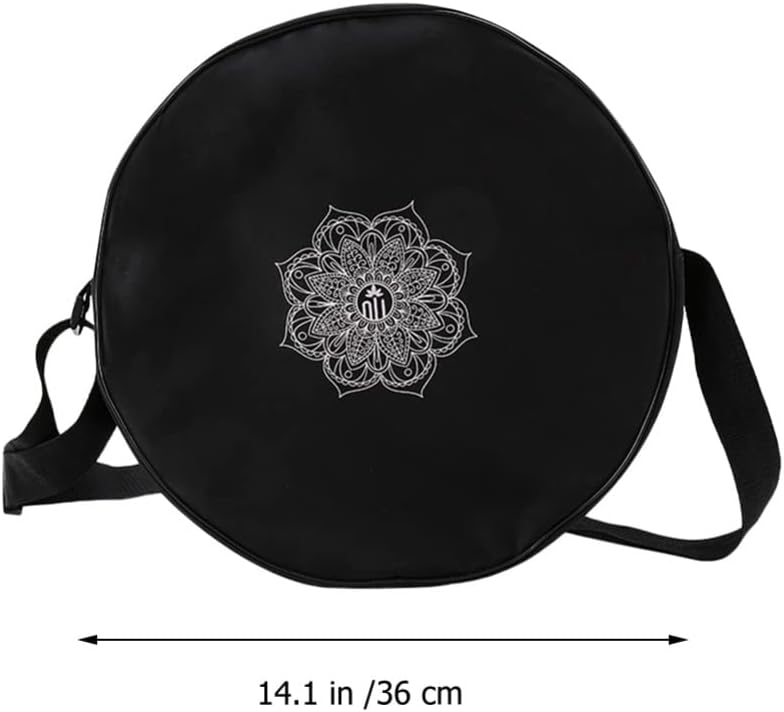 กระเป๋าล้อโยคะไนลอนสีดําดอกไม้ - Pilates Yoga Bag บทวิจารณ์และราคา
