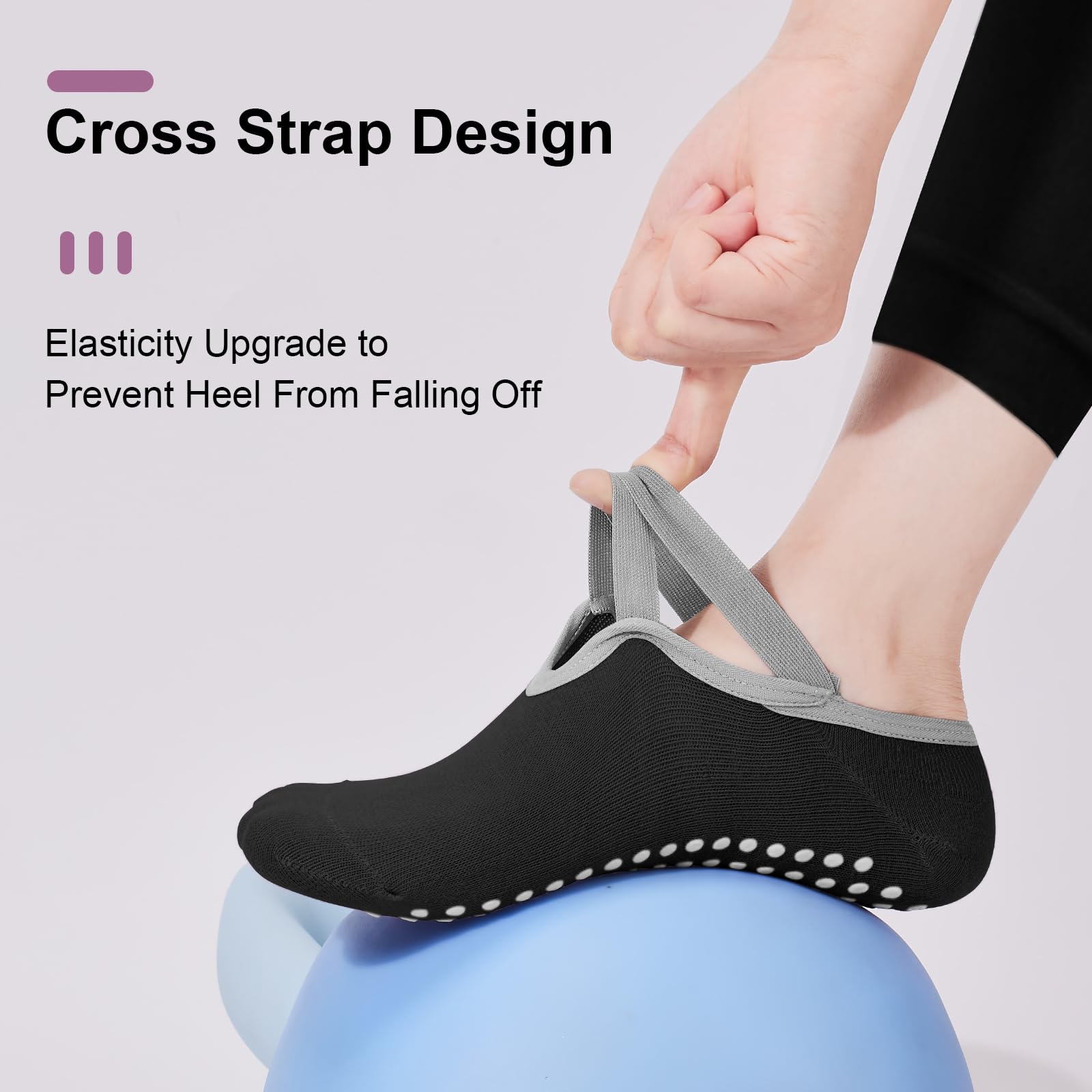 ถุงเท้าพิลาทิสสำหรับผู้หญิง 4  - Pilates Yoga Bag บทวิจารณ์และราคา