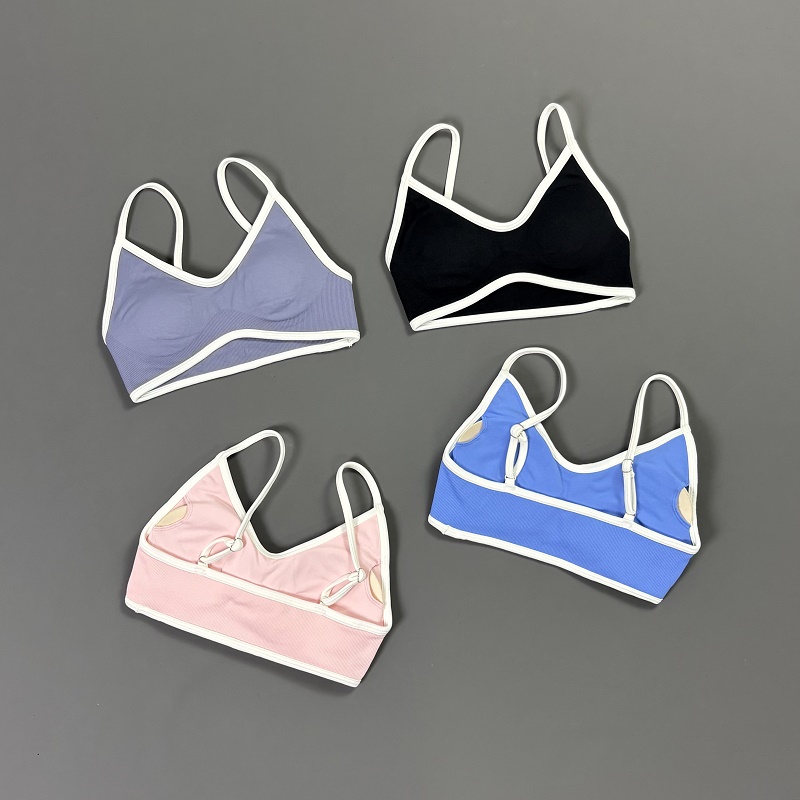 เสื้อชั้นในโยคะแบบมีสายรัดคอวี - Yoga Strap Cotton บทวิจารณ์และราคา