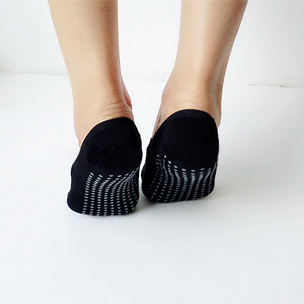 ถุงเท้าโยคะสำหรับผู้หญิง สีดำ  - Pilates Yoga Grip Socks บทวิจารณ์และราคา