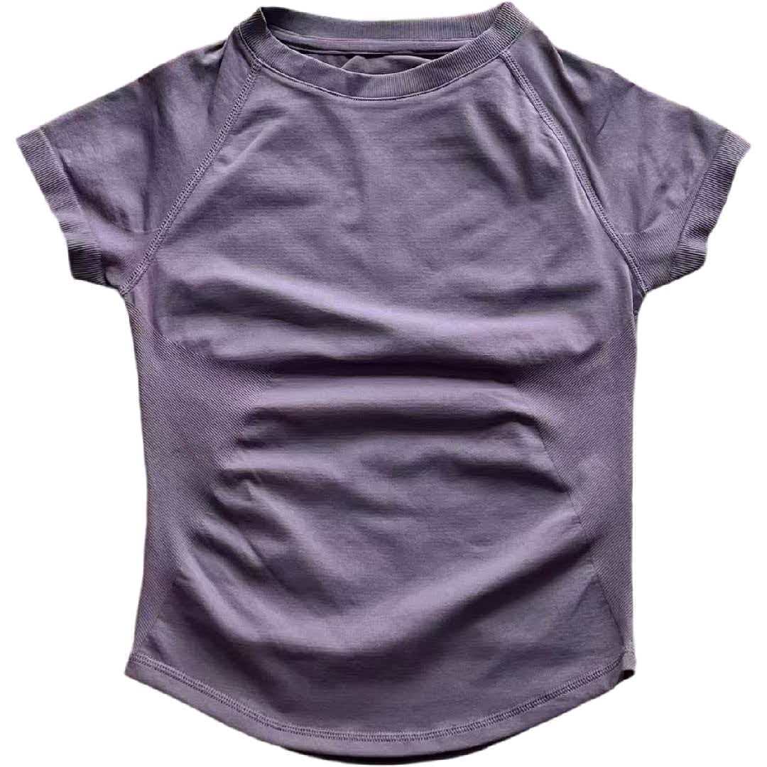 เสื้อโยคะแขนสั้นไร้ตะเข็บสำหรั - Yoga Strap Cotton บทวิจารณ์และราคา