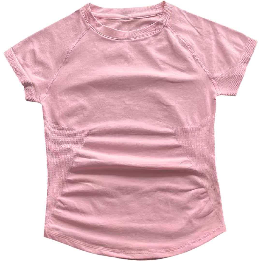 เสื้อโยคะแขนสั้นไร้ตะเข็บสำหรั - Yoga Strap Cotton บทวิจารณ์และราคา