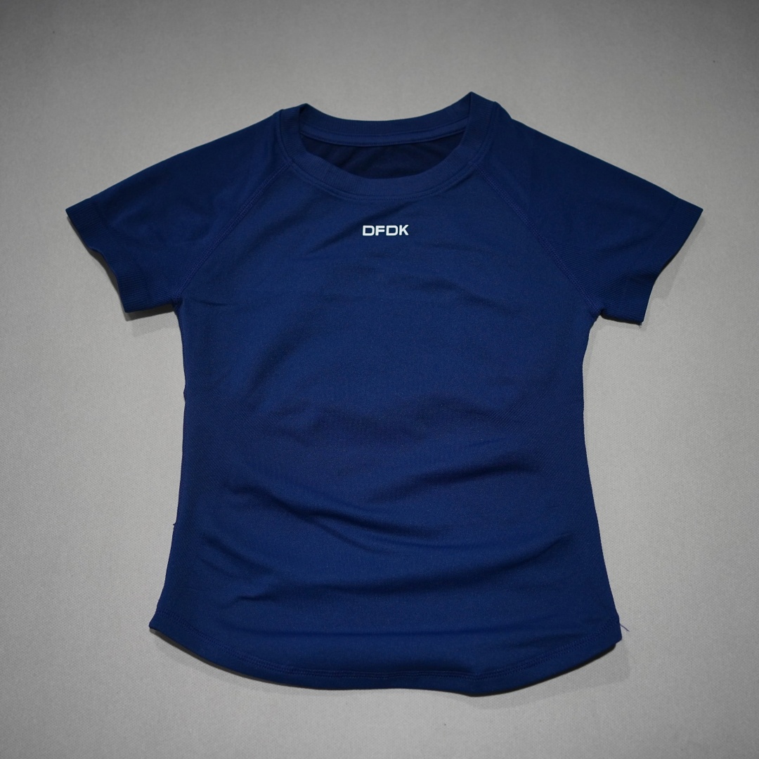 DFDK เสื้อยืดแขนสั้นผู้หญิงแบบ - Yoga Strap Cotton บทวิจารณ์และราคา