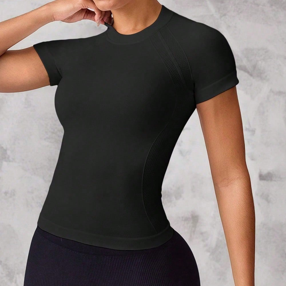 เสื้อกีฬาแขนสั้นสำหรับผู้หญิง  - Yoga Strap Cotton บทวิจารณ์และราคา