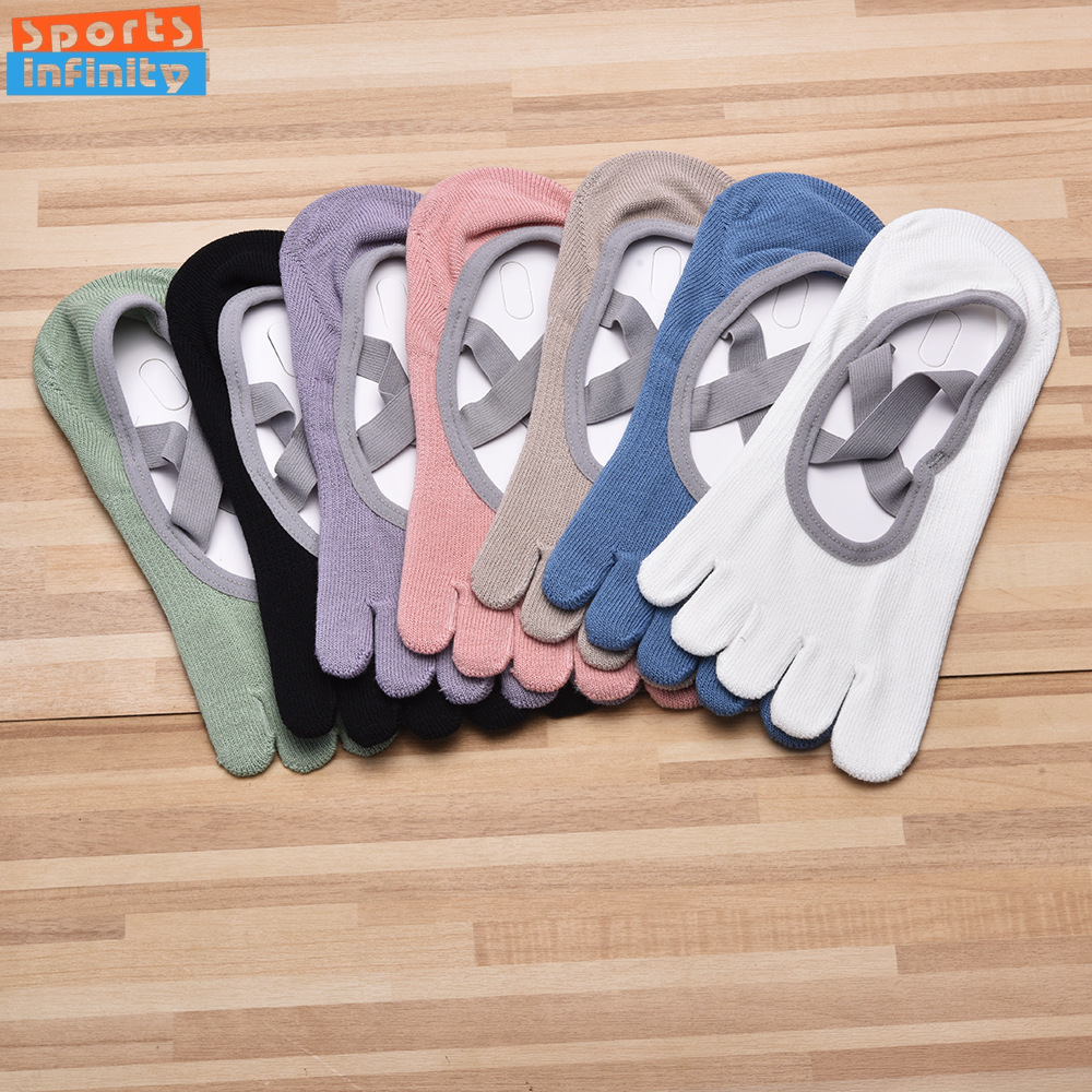 ถุงเท้าโยคะกันลื่นแบบสายรัดห้า - Yoga Strap Cotton บทวิจารณ์และราคา