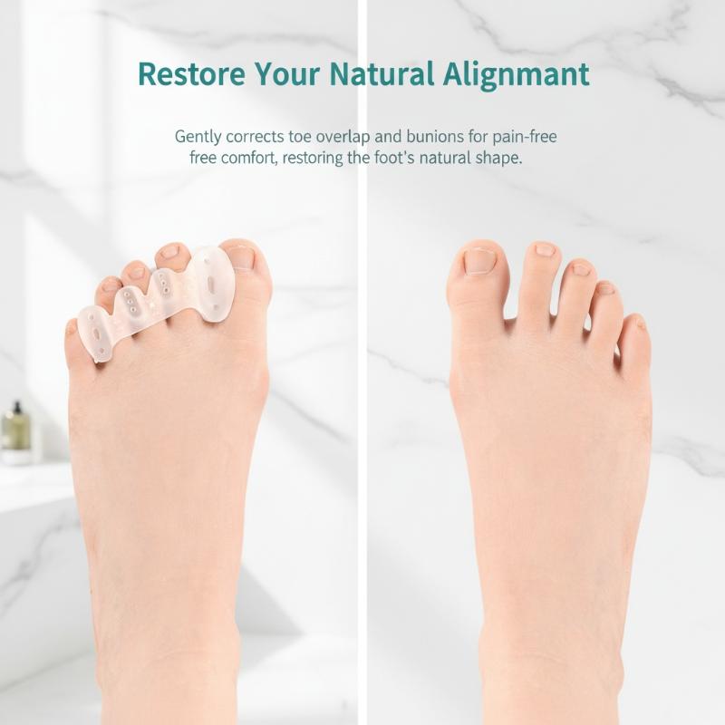 ที่แยกนิ้วเท้าแบบมืออาชีพสำหรั - Pilates Yoga Or บทวิจารณ์และราคา
